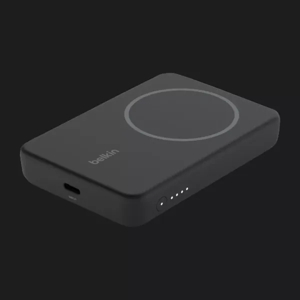 Безпровідний повербанк Power Bank Belkin MagSafe Wireless with Stand (5000mAh) (Black)