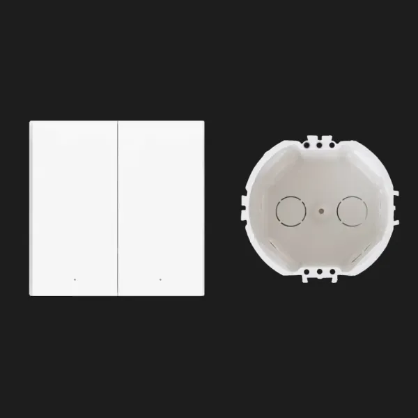 Розумний вимикач Aqara Smart Wall Switch H1 (with neutral, double rocker)