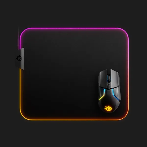 Килимок для миші SteelSeries QcK Prism Cloth Medium RGB (Black) (UA)