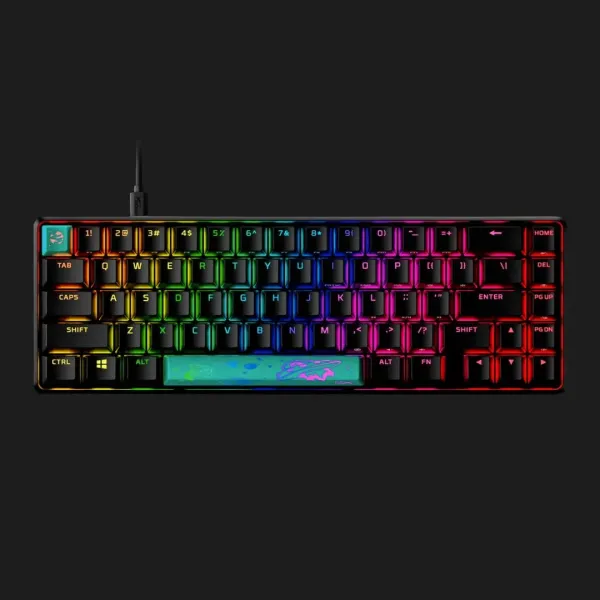 Клавіатура ігрова HyperX Alloy Origins 65 Red USB RGB (Black) (UA)
