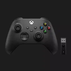 Геймпад Microsoft Xbox Series X/S Wireless Controller Carbon Black + Wireless Adapter