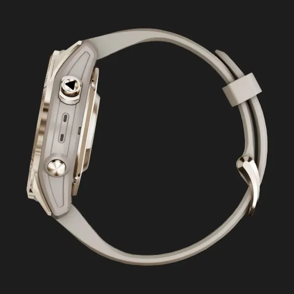 Garmin Fenix 7S Pro Sapphire Solar Soft Gold with Light Sand Band
