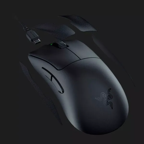 Ігрова миша Razer DeathAdder V3 Pro Wireless (Black) (RZ01-04630100-R3G1) (UA)