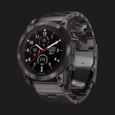Garmin Fenix 7X Pro Sapphire Solar Carbon Gray DLC Titanium with Titanium Band