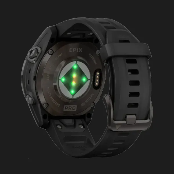Garmin Epix Pro (Gen 2) Sapphire 42mm Carbon Gray DLC Titanium with Black Band