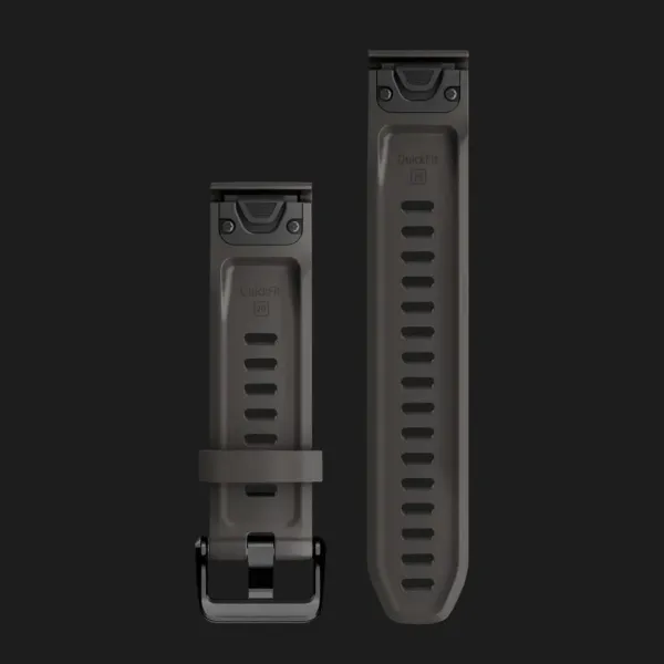 Ремінець Garmin 20mm QuickFit Graphite Silicone Band (010-13102-01)