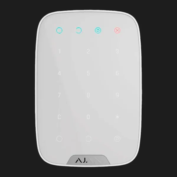 Бездротова сенсорна клавіатура Ajax KeyPad (White)