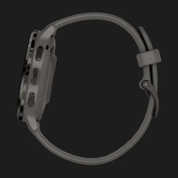 Garmin Venu 3S Slate Stainless Steel Bezel with Pebble Gray Case and Silicone Band