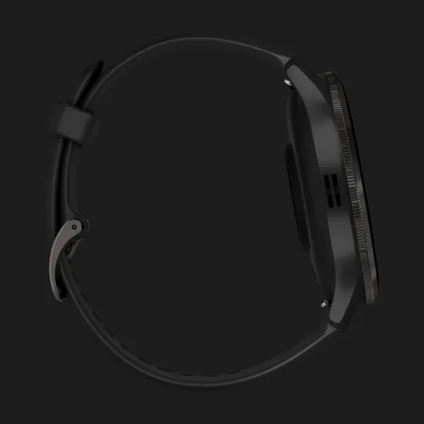 Garmin Venu 3 Slate Stainless Steel Bezel with Black Case and Silicone Band