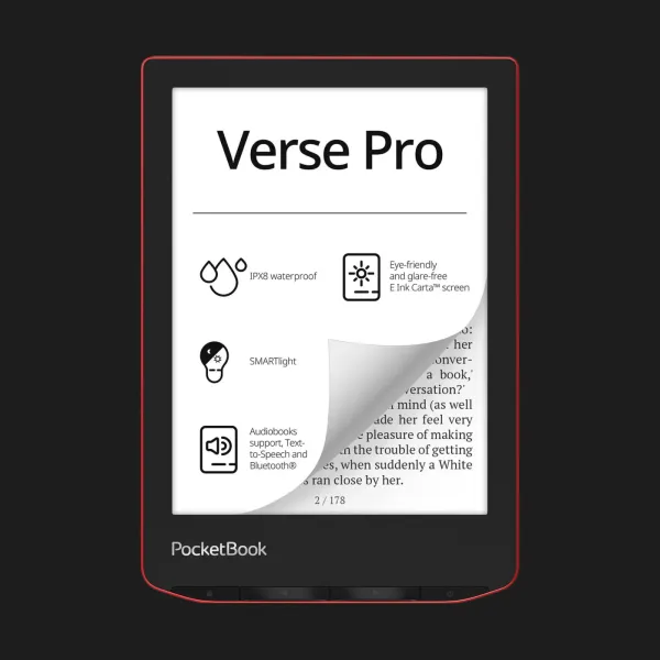 Електронна книга PocketBook 634 (Passion Red)