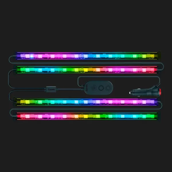 Набір розумного підсвічування для автомобіля Govee H7090 RGBIC Interior Car Lights (Black)