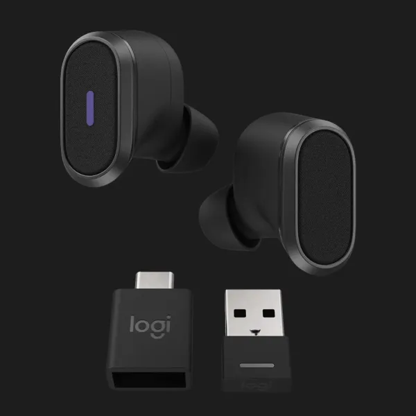 Навушники Logitech Zone True Wireless (Graphite) (UA)