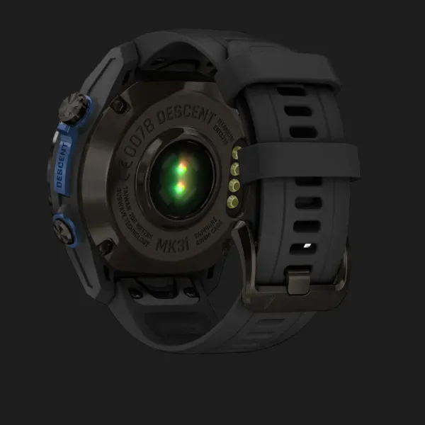 Garmin Descent Mk3i 43mm Carbon Gray DLC Titanium with Black Silicone Band