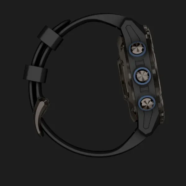 Garmin Descent Mk3i 43mm Carbon Gray DLC Titanium with Black Silicone Band