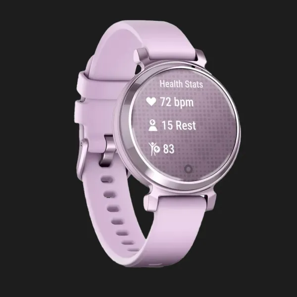 Garmin Lily 2 Metallic Lilac with Lilac Silicone Band
