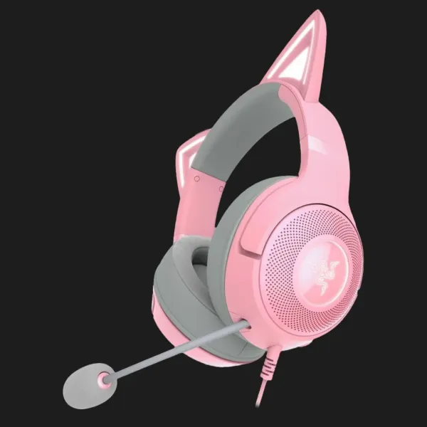 Ігрова гарнітура RAZER Kraken Kitty V2 (Quartz) (RZ04-04730200-R3M1) (UA)