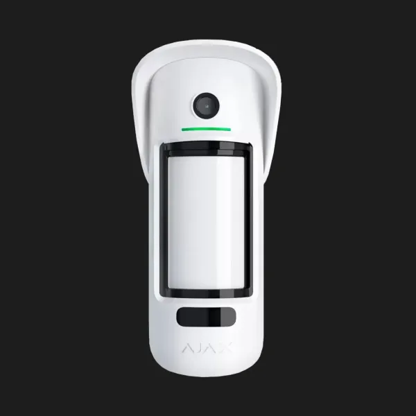 Датчик руху вуличний з фотофіксацією Ajax MotionCam Outdoor, Jeweler, бездротовий (White)