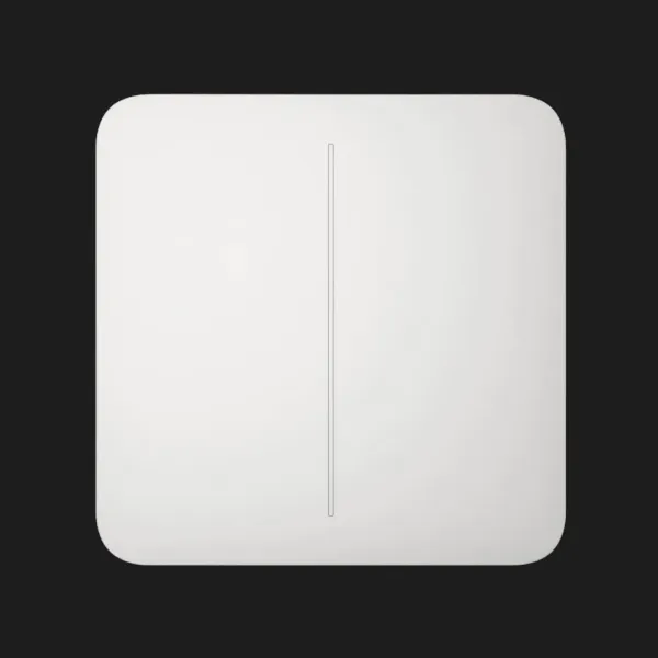 Вимикач двоклавішний Ajax LightSwitch (White)