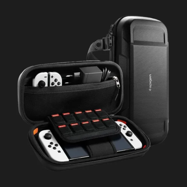 Чохол Spigen Rugged Armor Pro Pouch для Nintendo Switch/Switch OLED (Black)