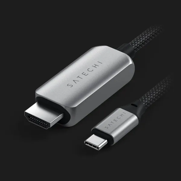 Кабель Satechi USB-C to HDMI 2.1 8K (1.8 m) (ST-YH8KCM) (Space Gray)