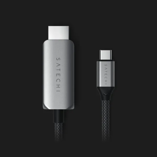 Кабель Satechi USB-C to HDMI 2.1 8K (1.8 m) (ST-YH8KCM) (Space Gray)