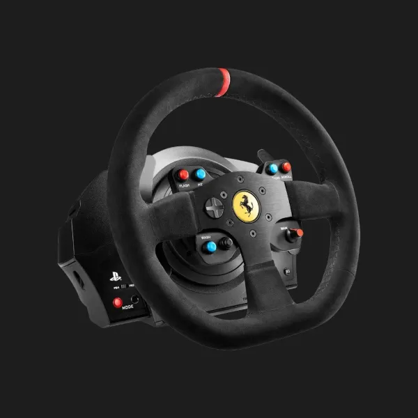 Комплект (кермо, педалі) Thrustmaster T300 RS Ferrari Integral RW Alcantara edition PS5/PC/PS4 (Black) (EU)