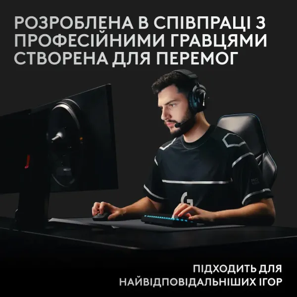 Клавіатура ігрова Logitech G PRO X 60 TKL GX Optical Tactile (Black) (UA)