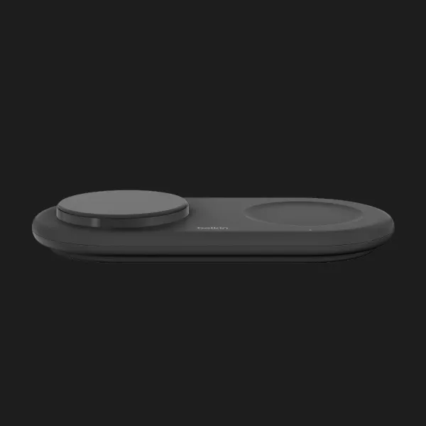 Безпровідна зарядка Belkin 2в1 15 Вт Pad Qi2 (Black)