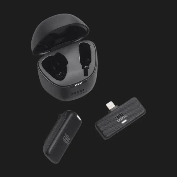 Бездротовий петличний мікрофон JBL Quantum Stream Wireless Lightning (Black)