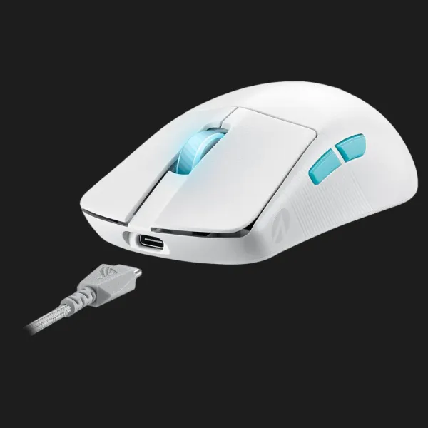 Миша ігрова ASUS ROG Harpe Ace Aim Lab Edition (White) (UA)