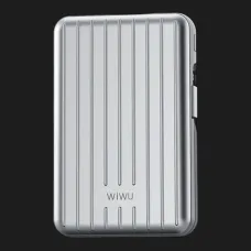 Power Bank WiWU Trunk Series Magnetic Wireless charging 20000mAh, 22,5w (PP04) (Silver)