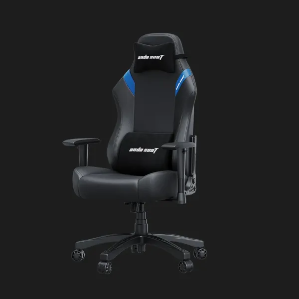 Крісло ігрове Anda Seat Luna Size L (Black/Blue) (UA)