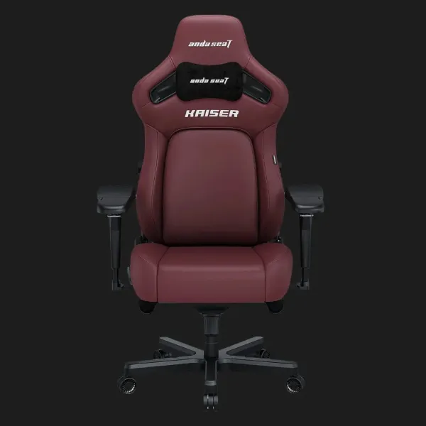 Крісло ігрове Anda Seat Kaiser 4 Size XL Premium PVC (Maroon) (UA)