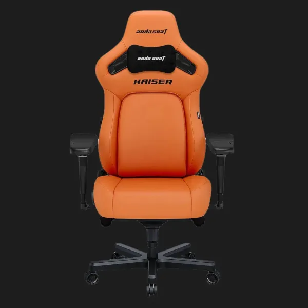 Крісло ігрове Anda Seat Kaiser 4 Size XL Premium PVC (Orange) (UA)