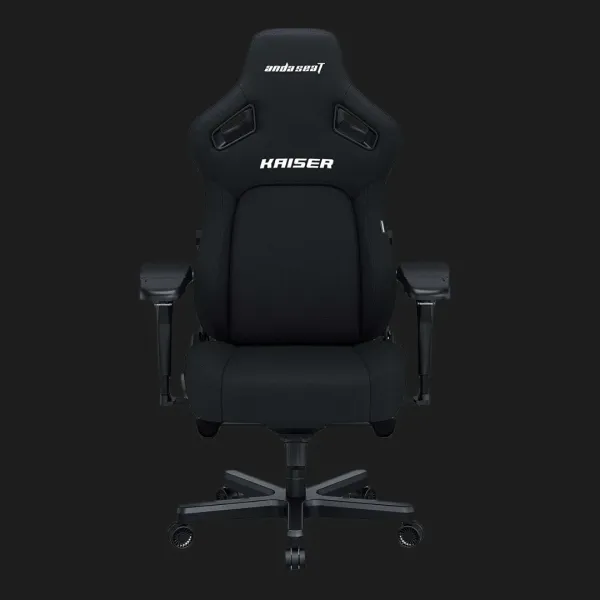 Крісло ігрове Anda Seat Kaiser 4 Size XL Linen Fabric (Black) (UA)