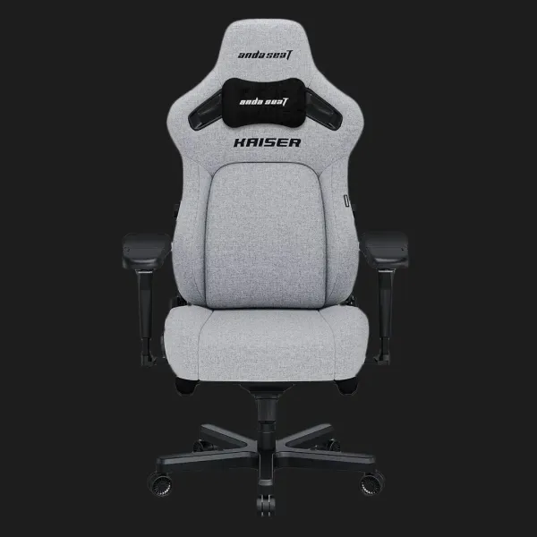 Крісло ігрове Anda Seat Kaiser 4 Size XL Linen Fabric (Gray) (UA)