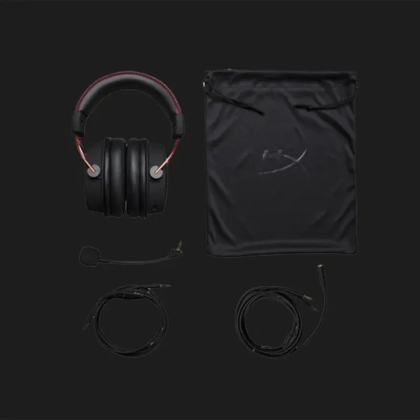 Ігрова гарнітура HyperX Cloud Alpha mini-jack/dual 3.5мм, 1.2м/2м (Black/Red) (UA)