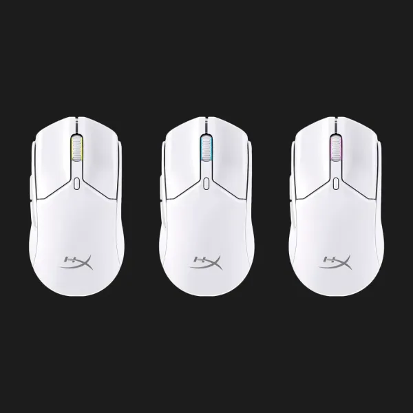 Ігрова миша HyperX Pulsefire Haste 2 mini RGB USB-A/WL/BT (White) (UA)
