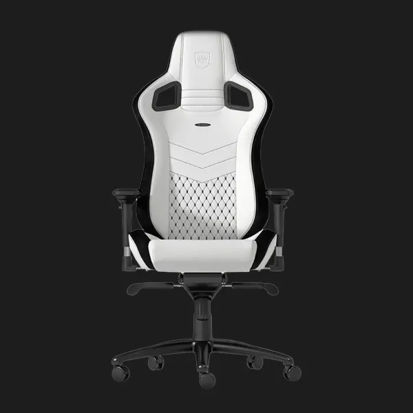 Крісло для геймерів Noblechairs EPIC (White/Black) (UA)