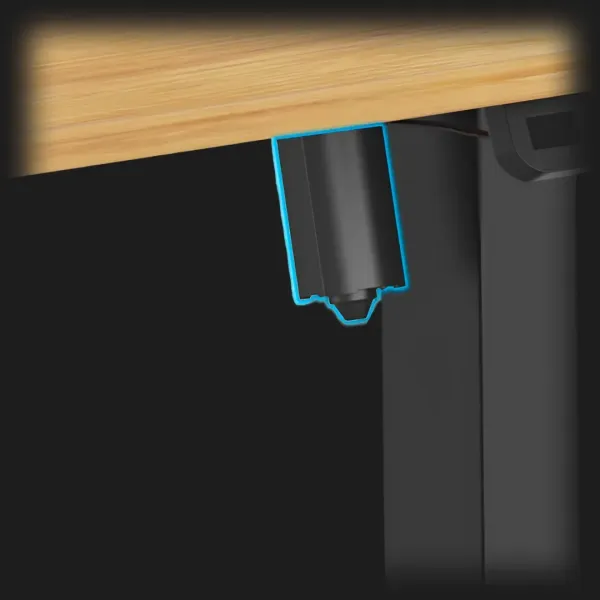 Комп'ютерний стіл OfficePro ODE1260LW (Light Wood/Black) (UA)