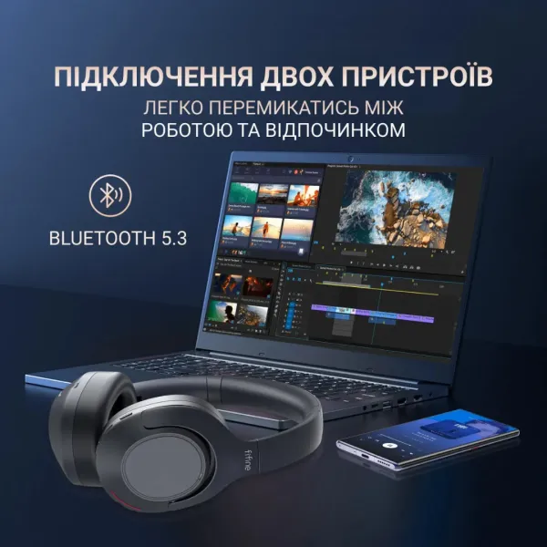 Ігрова гарнітура Fifine X3 (Black)