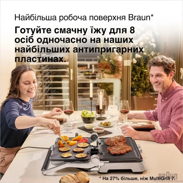 Гриль-вафельниця Braun MultiGrill 9 CG 9047