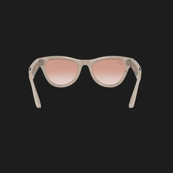 Смарт-окуляри Ray-Ban Meta Skyler Shiny Chalky Gray/Cinnamon Pink Gradient (RW4010 670013 52-20)
