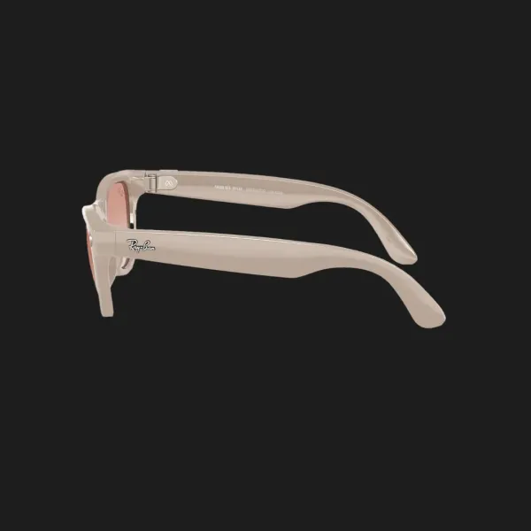 Смарт-окуляри Ray-Ban Meta Skyler Shiny Chalky Gray/Cinnamon Pink Gradient (RW4010 670013 52-20)