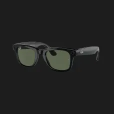 Смарт-окуляри Ray-Ban Meta Wayfarer Shiny Black/Green (RW4006 601/71 50-22) (M)