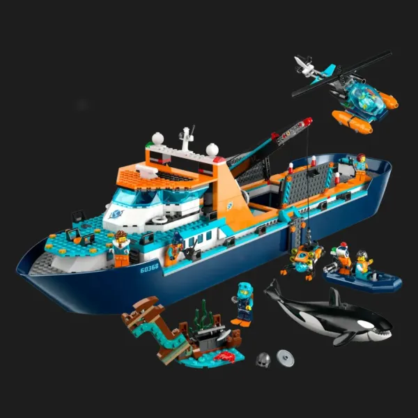 Конструктор LEGO City Арктичний дослідницький корабель (60368)