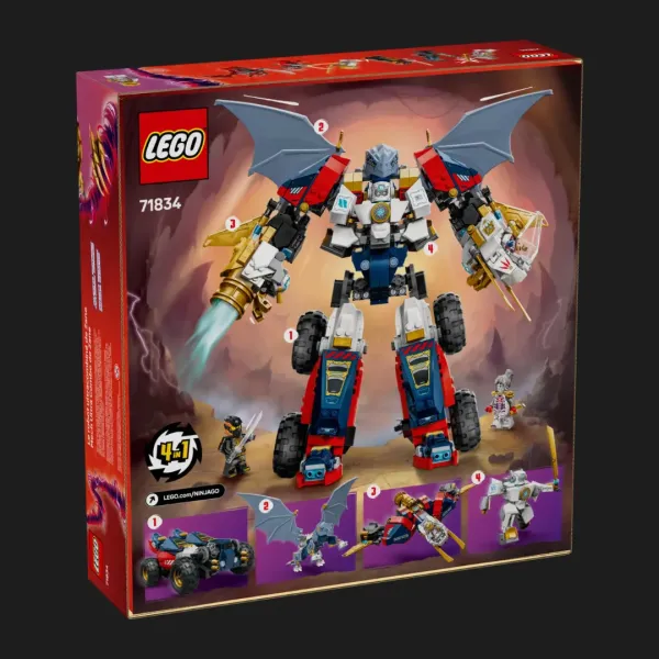 Конструктор LEGO Ninjago Ультраоб'єднувальний робот Зейна (71834)