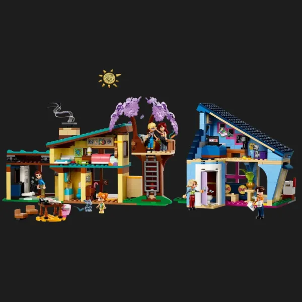 Конструктор LEGO Friends Родинні будинки Оллі й Пейслі (42620)