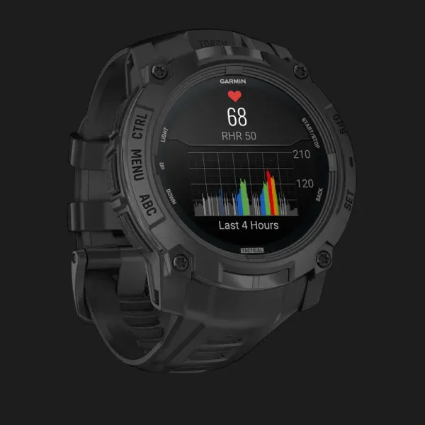Garmin Instinct 3 50mm AMOLED Tactical Edition Black with Black Band