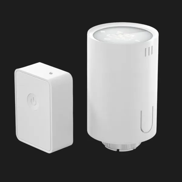 Термоголовка з хабом для радіатора Meross Smart Thermostat Valve Starter Kit (White)